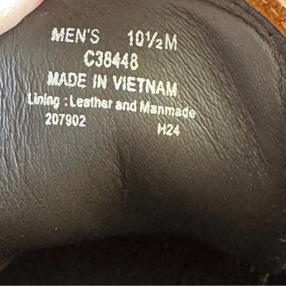 Cole Haan Men’s 10.5 Leather Modern Essentials Plain Toe Oxford Shoe British Tan - Picture 9 of 9